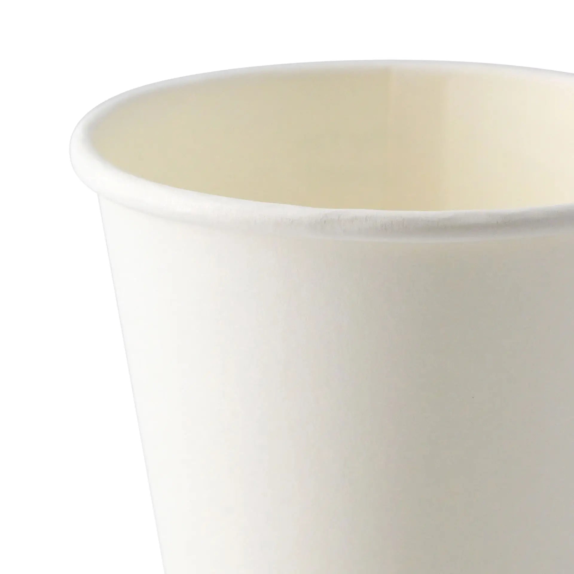 Pappbecher 150 ml / 6 oz, Ø 80 mm, "EcoUp©"- Icons, einwandig, weiß, PLA-beschichtet