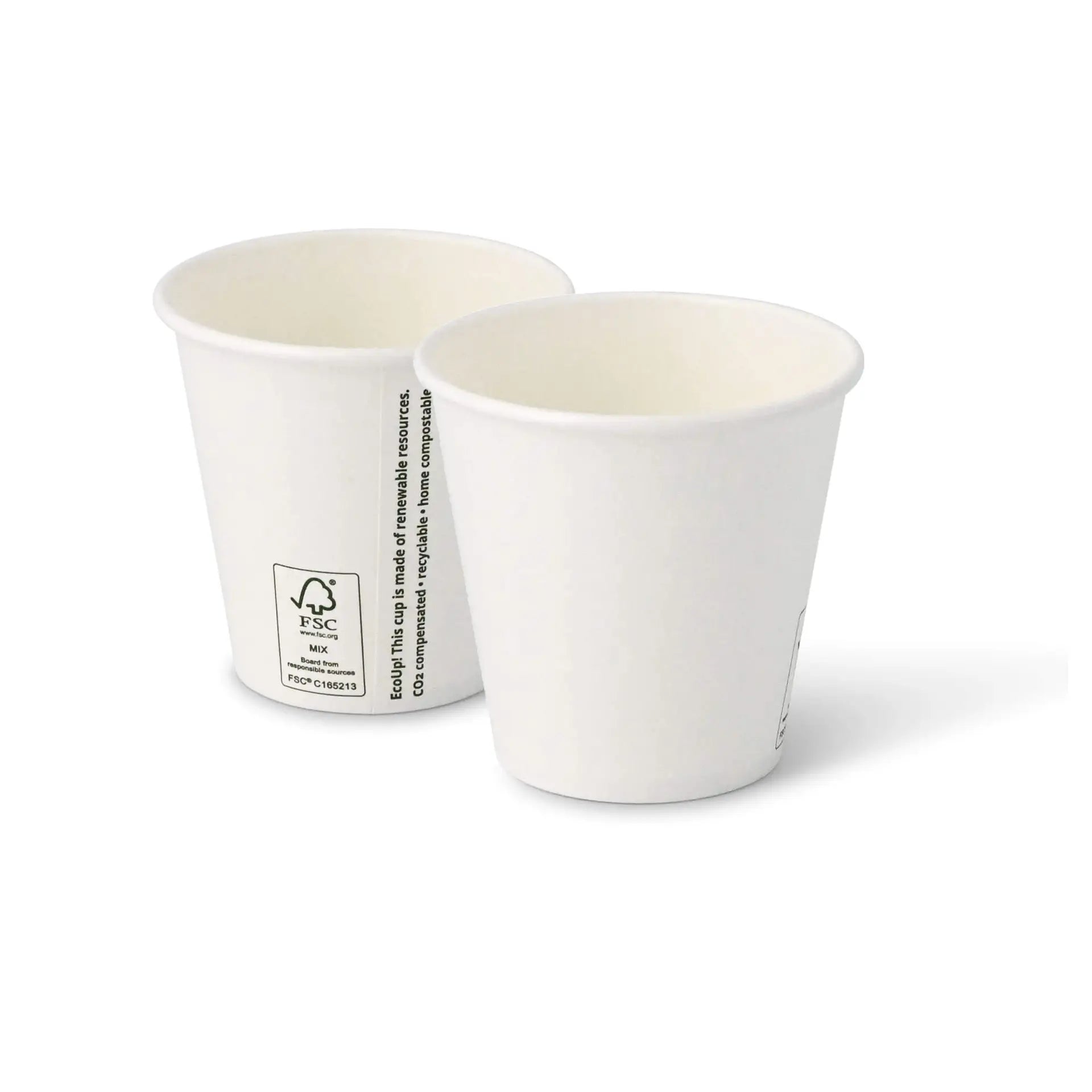 Pappbecher 150 ml / 6 oz, Ø 80 mm, weiß