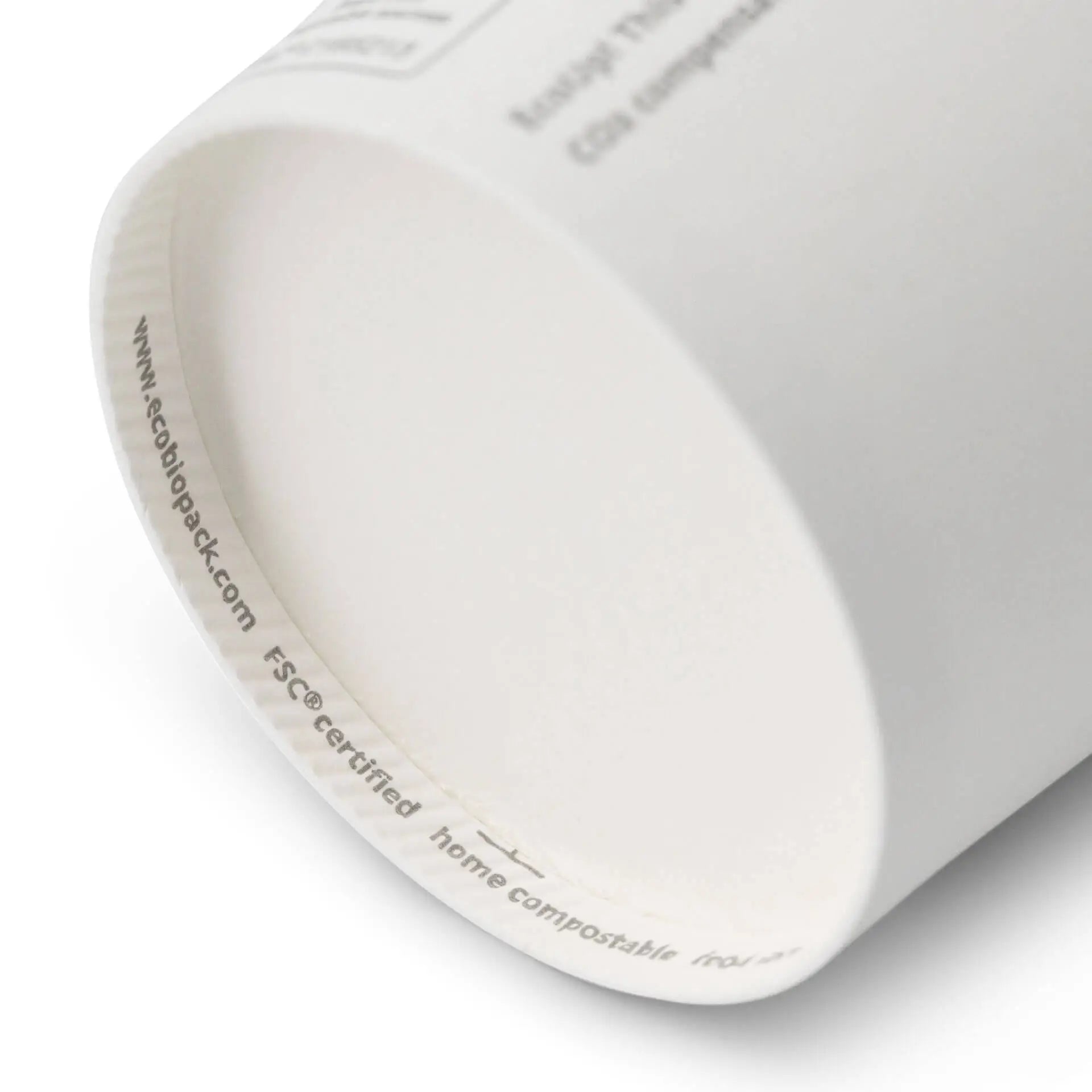 8 oz Paper cup Winter "Snowflake", Ø 80 mm, white