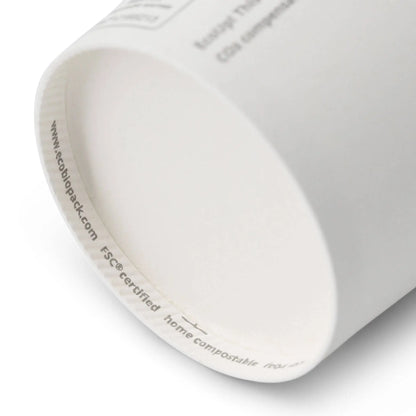 8 oz Paper cup Winter "Snowflake", Ø 80 mm, white