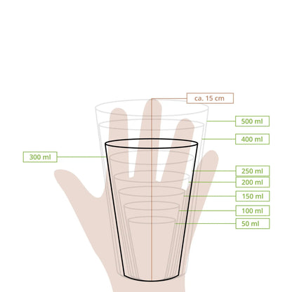 Pappbecher 300 ml / 12 oz, Ø 90 mm, weiß