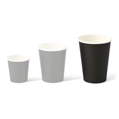 12 oz Paper cups single wall, Ø 90 mm, black