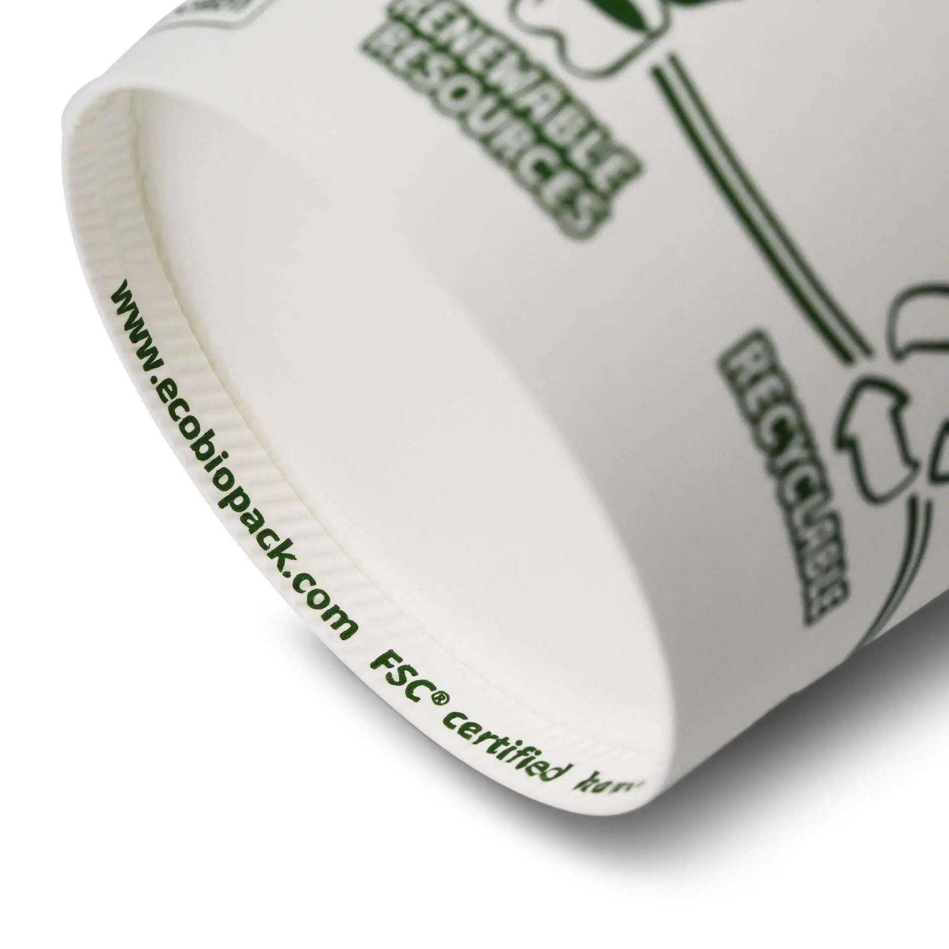 Pappbecher 300 ml / 12  oz, Ø 90 mm, "EcoUp©"- Icons