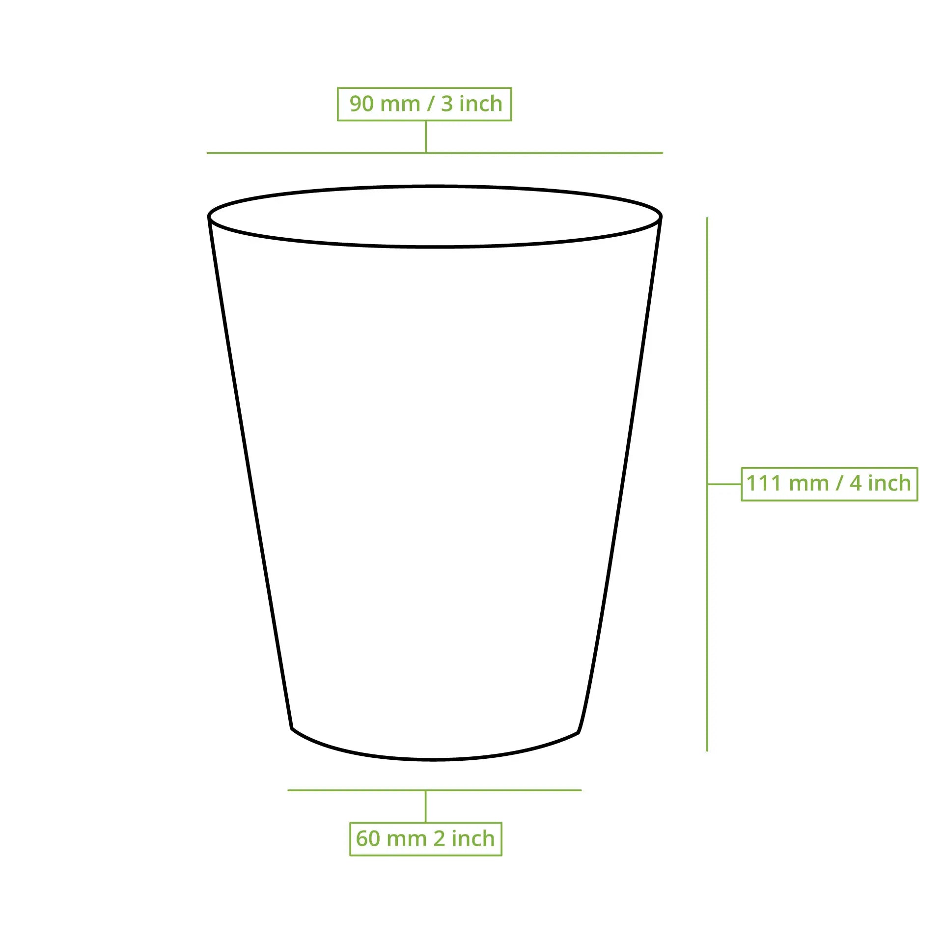 Pappbecher 300 ml / 12  oz, Ø 90 mm, "EcoUp©"- Icons