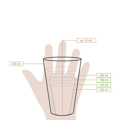 Pappbecher 300 ml / 12  oz, Ø 90 mm, "EcoUp©"- Icons