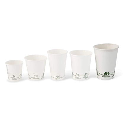Pappbecher 300 ml / 12  oz, Ø 90 mm, "EcoUp©"- Icons