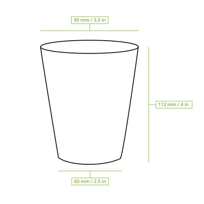 12 oz Paper cup printed with "Coffee", Ø 90 mm
