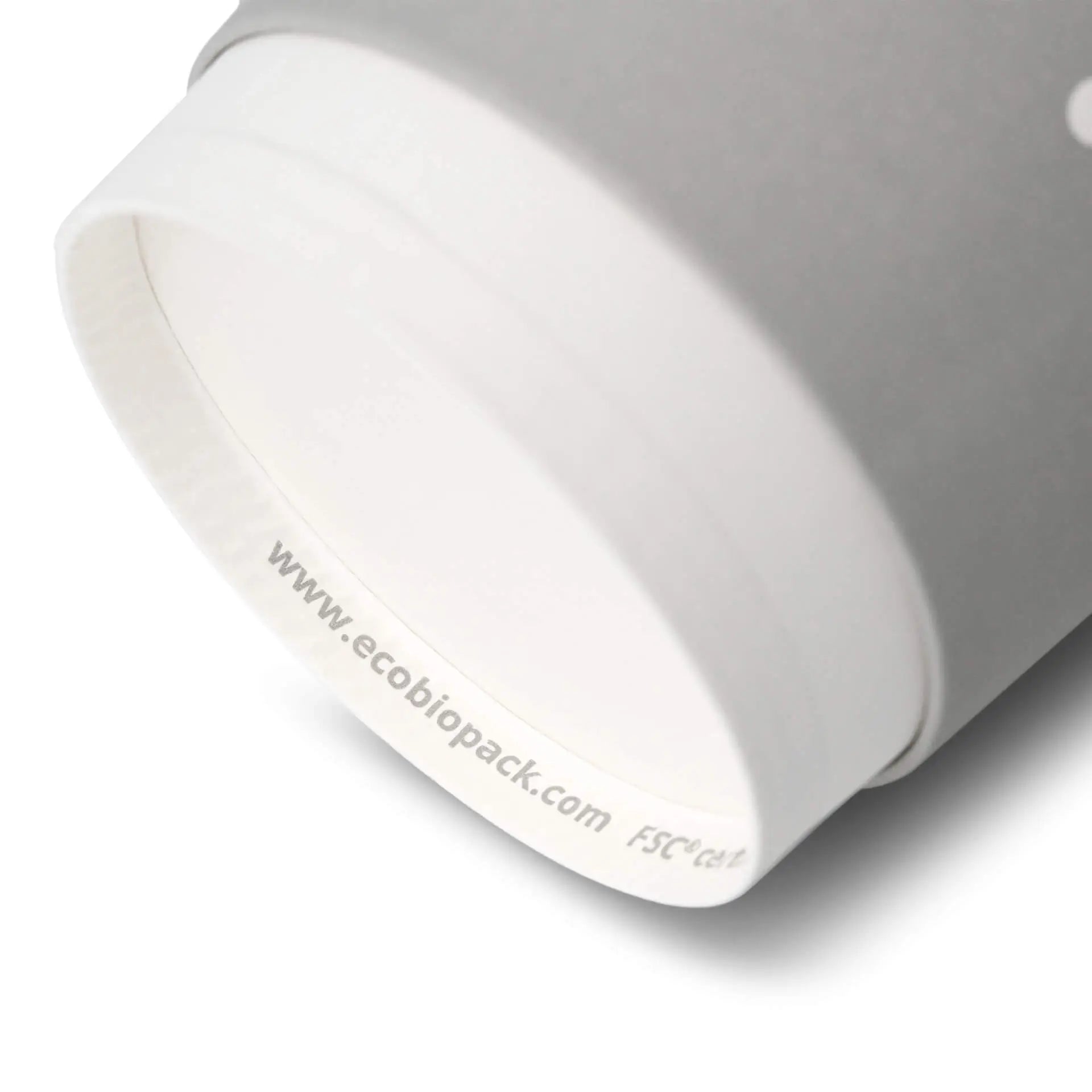 12 oz Paper cup double-walled Winter "Snowflake", Ø 90 mm, grey