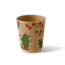 8 oz Ripple cups Winter "Branches", Ø 80 mm, unbleached