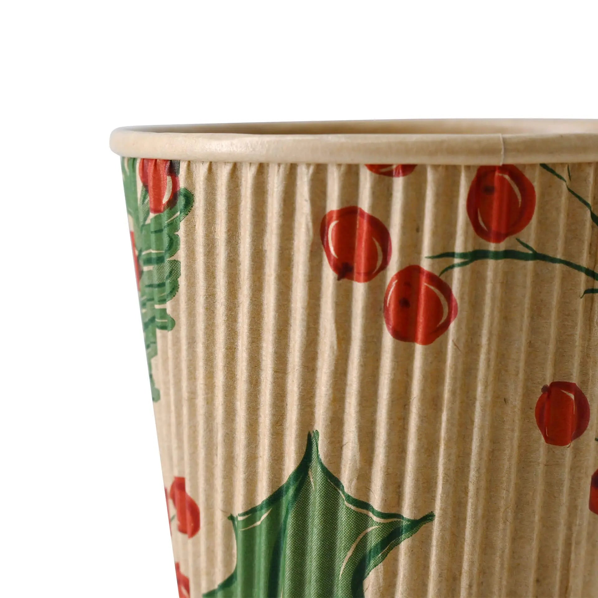 12 oz Ripple cups Winter "Branches", Ø 90 mm, unbleached