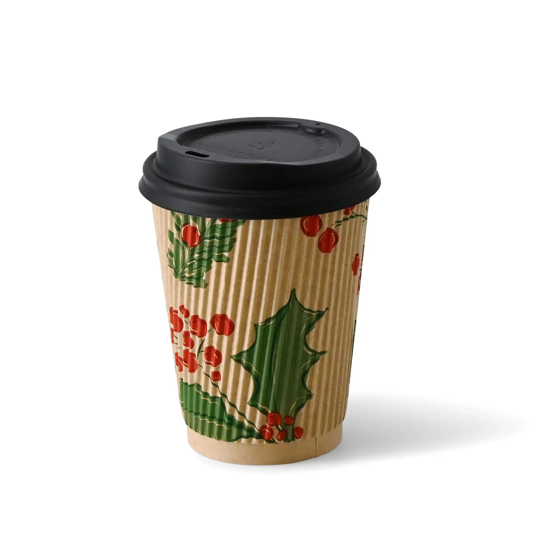 12 oz Ripple cups Winter "Branches", Ø 90 mm, unbleached