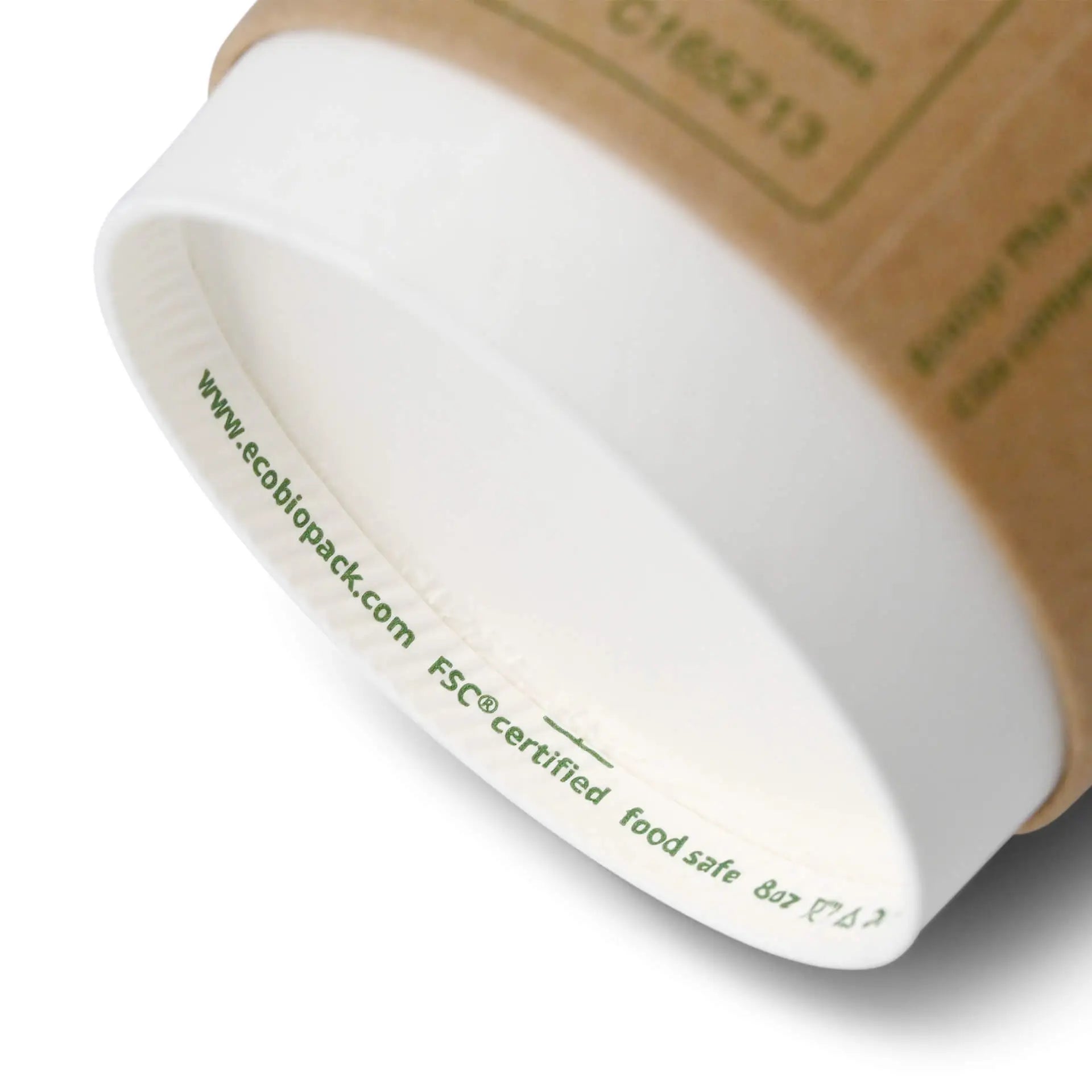 8 oz Takeaway coffee cups double wall, Ø 80 mm, kraft