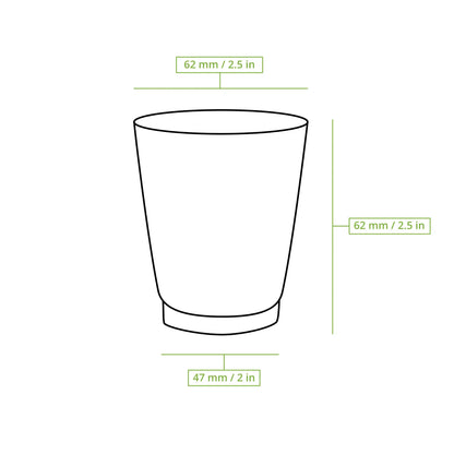 4 oz Takeaway coffee cups / Ripple cups, Ø 62 mm, kraft