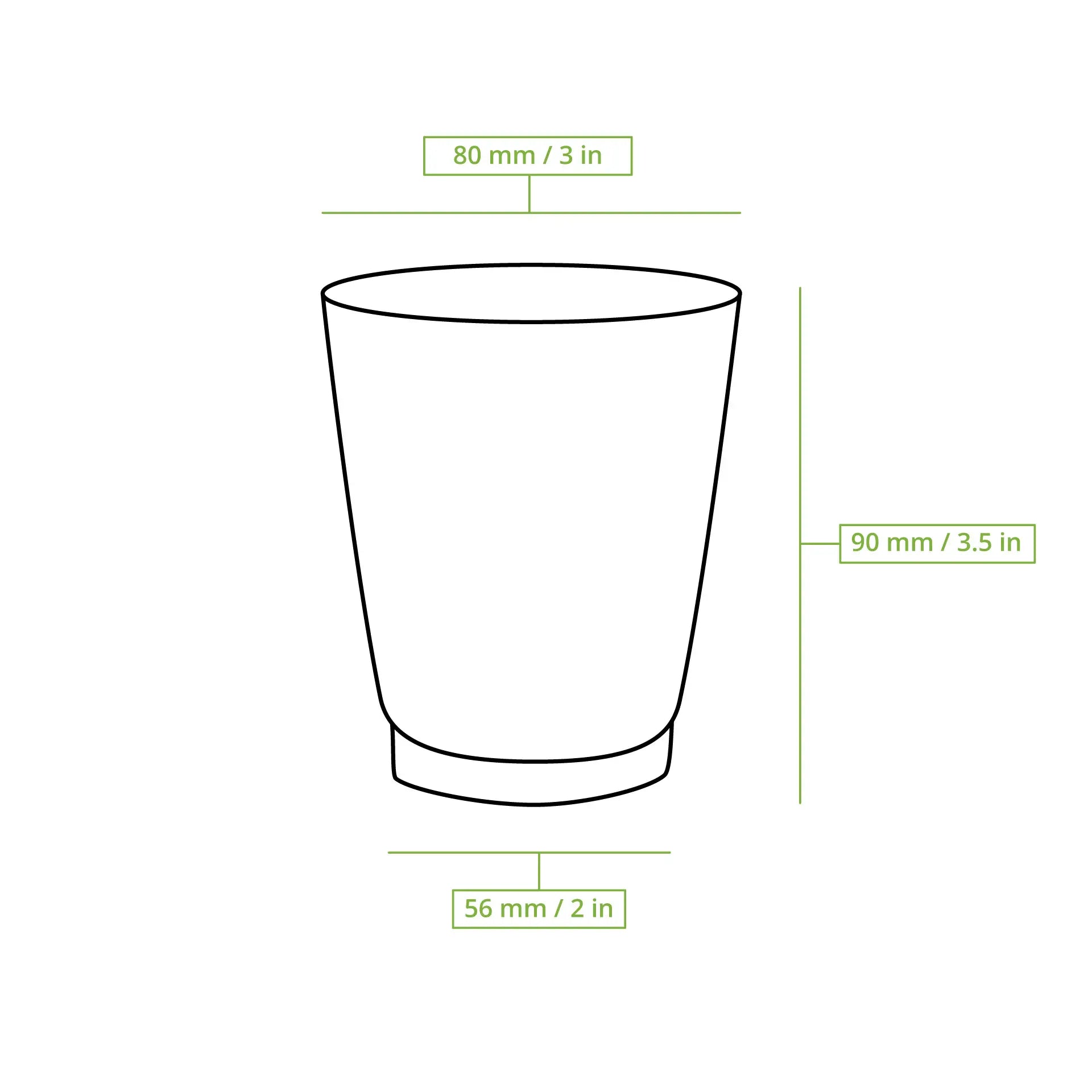 8 oz Takeaway coffee cups / Ripple cups, Ø 80 mm, kraft