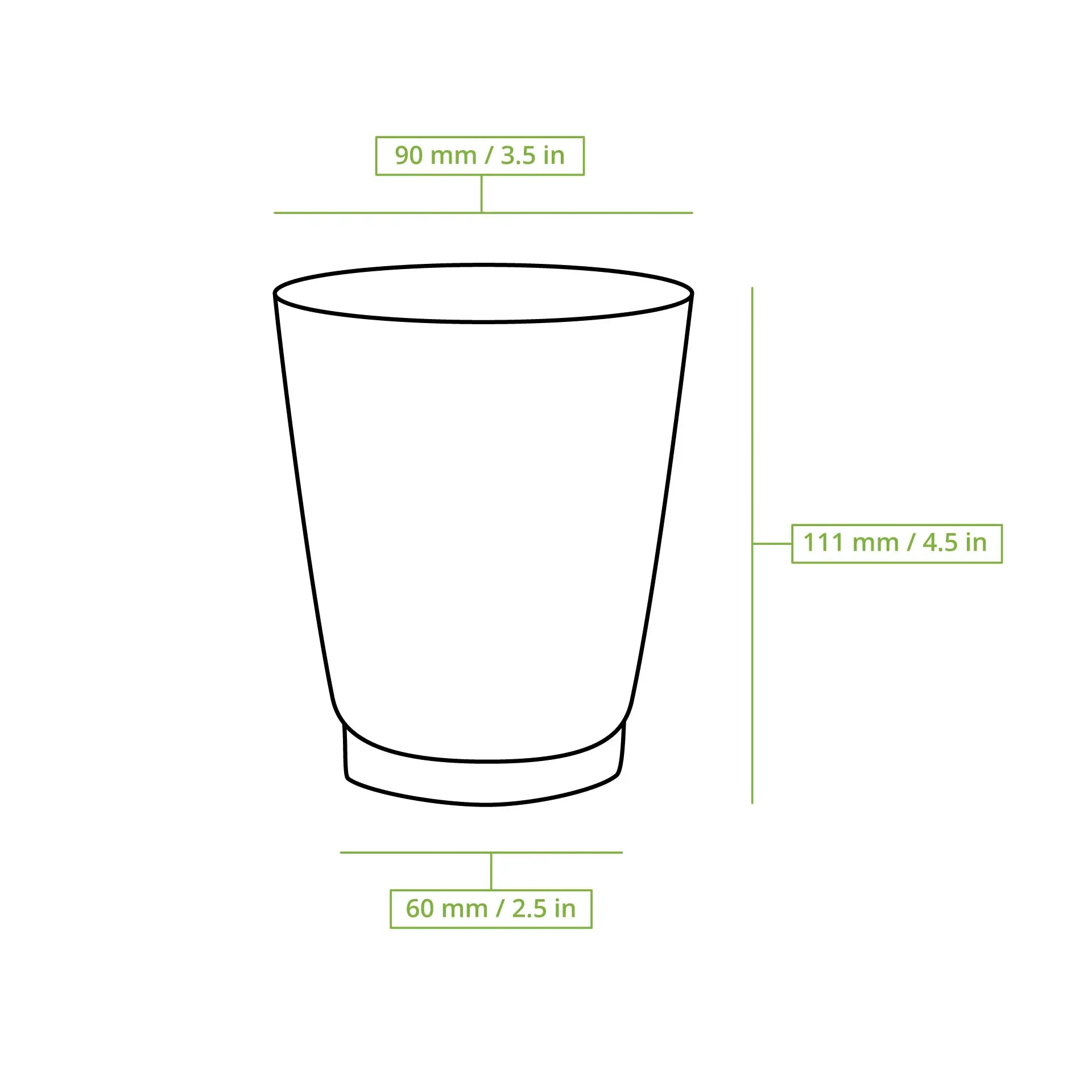 12 oz Takeaway coffee cups / Ripple cups, Ø 90 mm, kraft