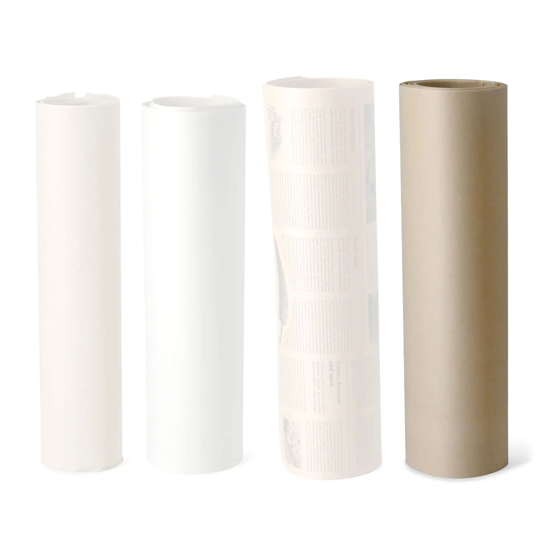 Wrapping paper sheets 58 x 38 cm, kraft