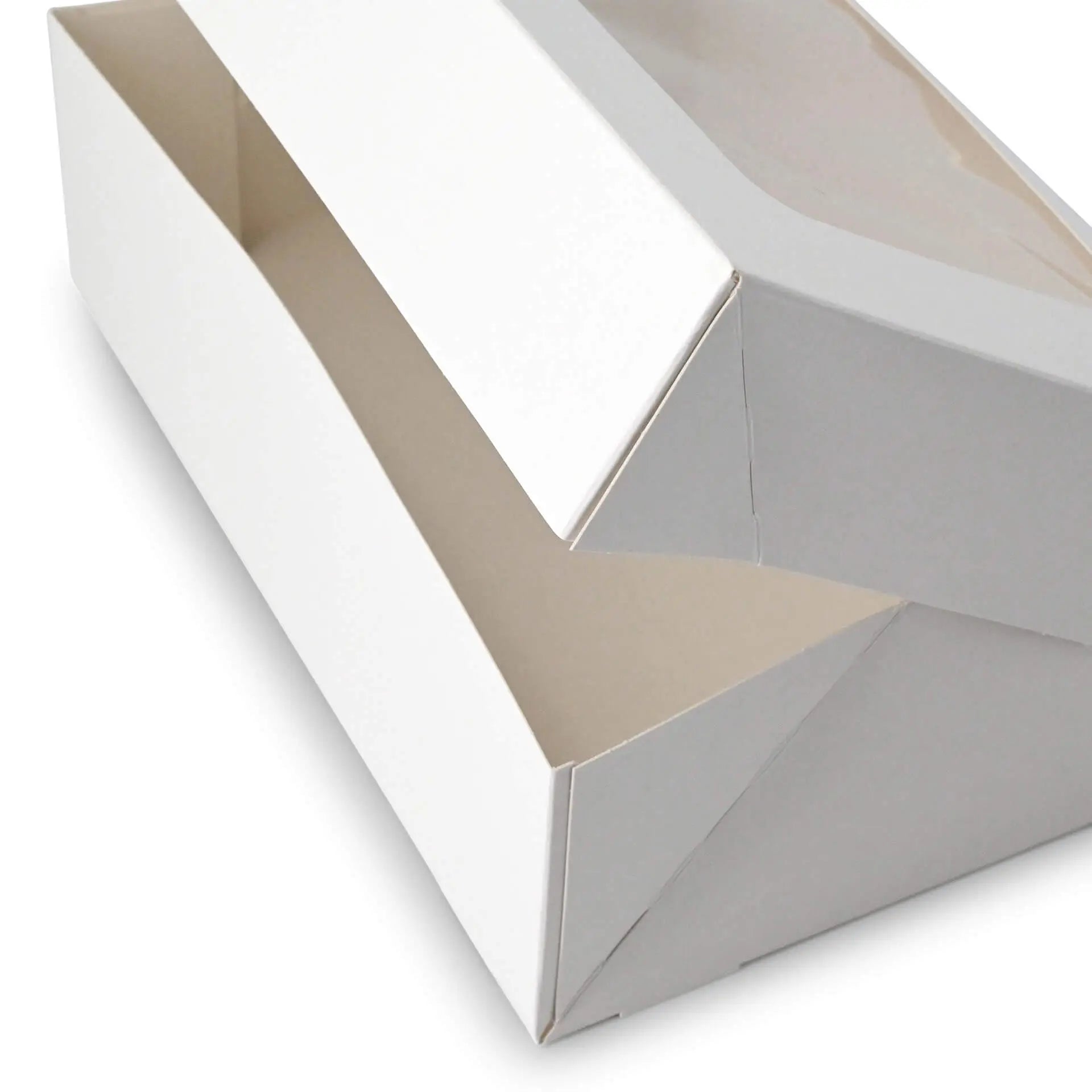 Cupcake Boxen (6er), Zellulose-Fenster, weiß