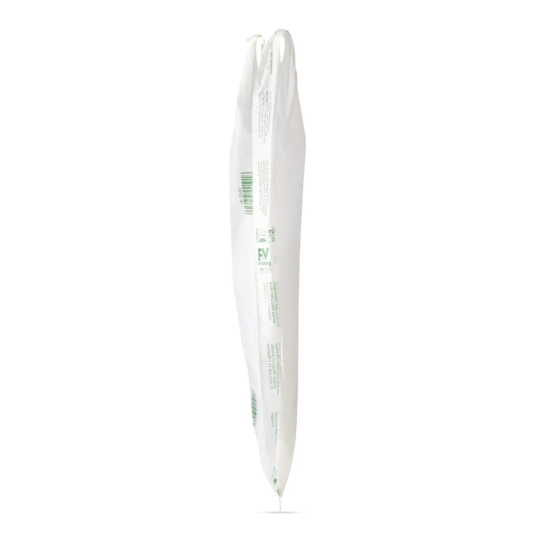 Mater-Bi®-Knotenbeutel 22 + 13 x 50 cm, 200 St. auf Rolle