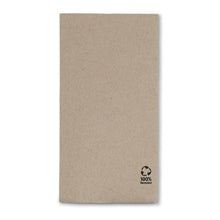 Servietten aus recyceltem Papier (Premium) 40 x 40 cm, 2-lagig, 1/8 Falz, ungebleicht