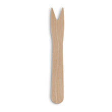 Pommesgabeln aus Holz 8,5 cm
