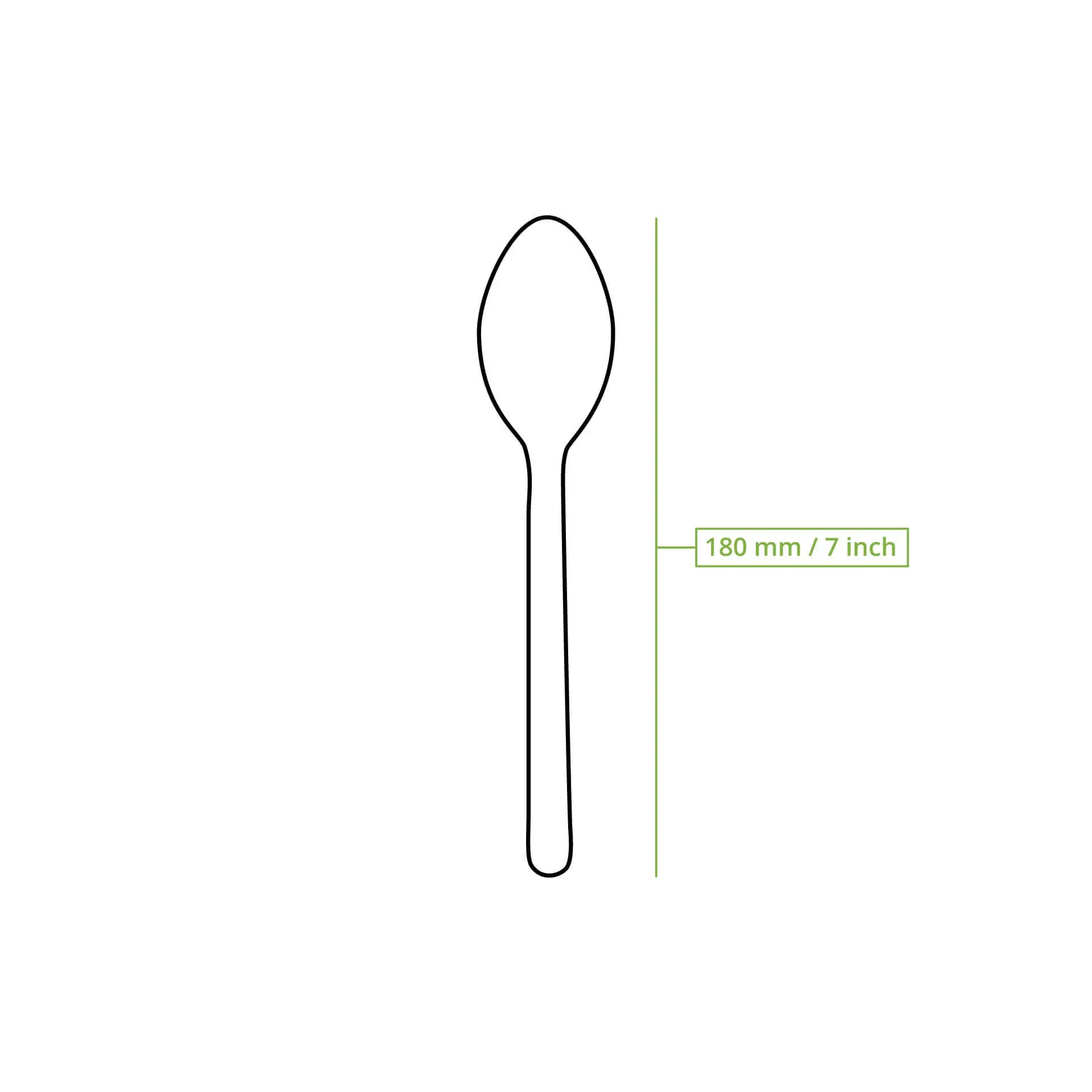 Mehrweg-Löffel 18 cm, braun