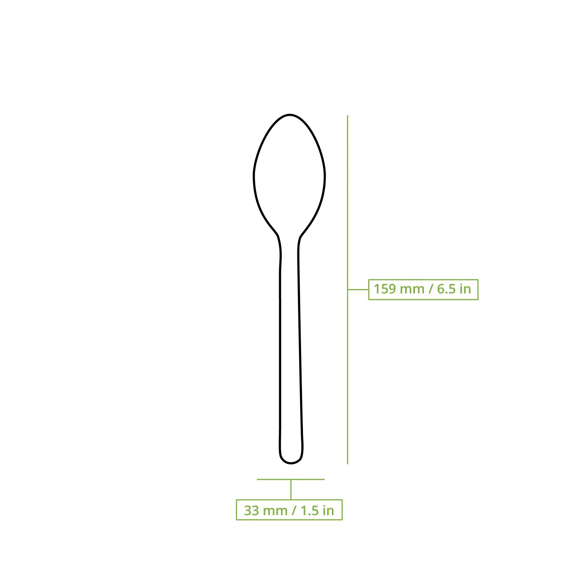 Holzlöffel 16 cm, biobeschichtet