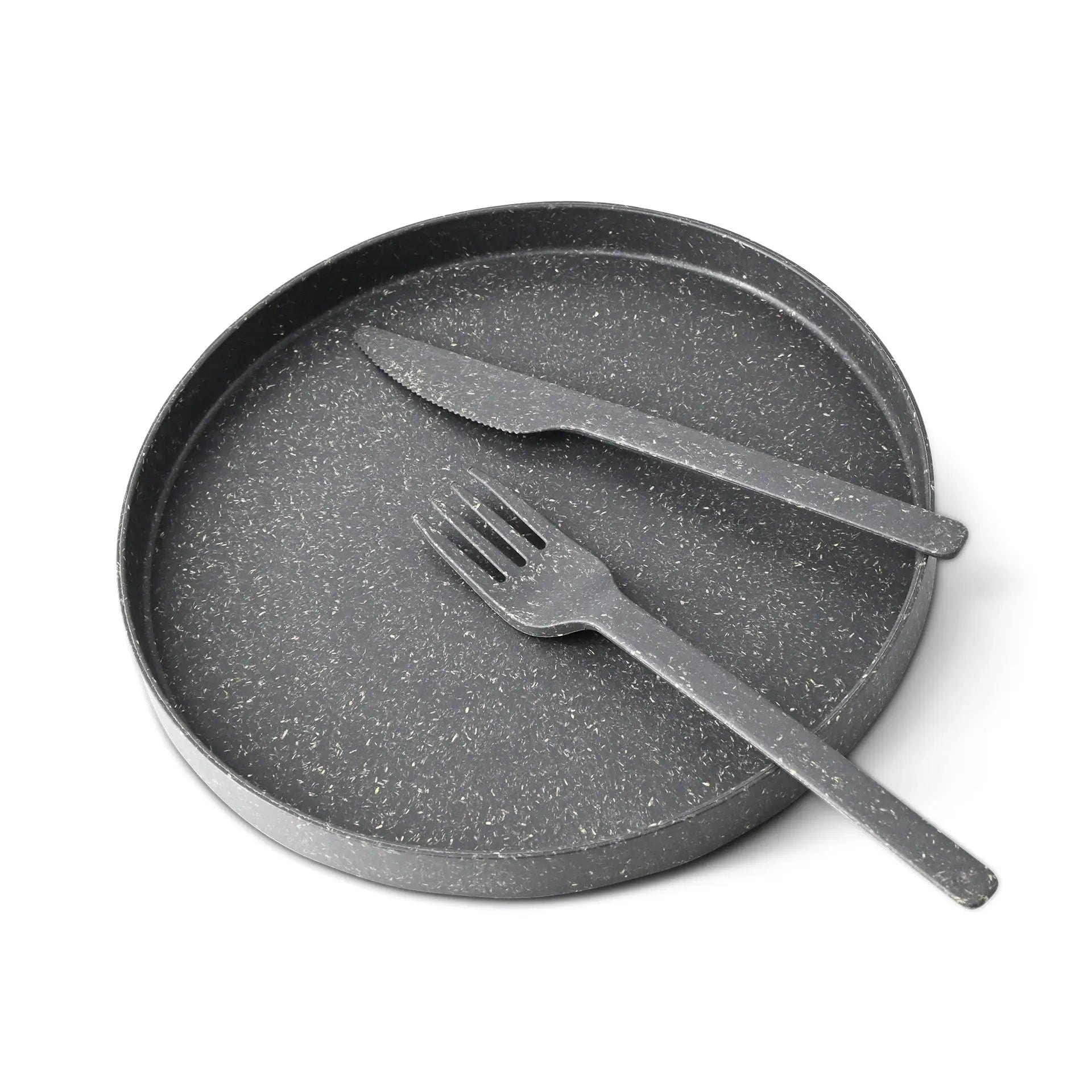 Reusable Forks “merways Cutlery” 18 cm, pepper / grey