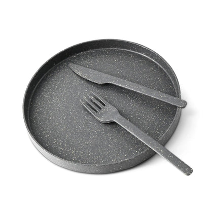 Reusable Forks “merways Cutlery” 18 cm, pepper / grey