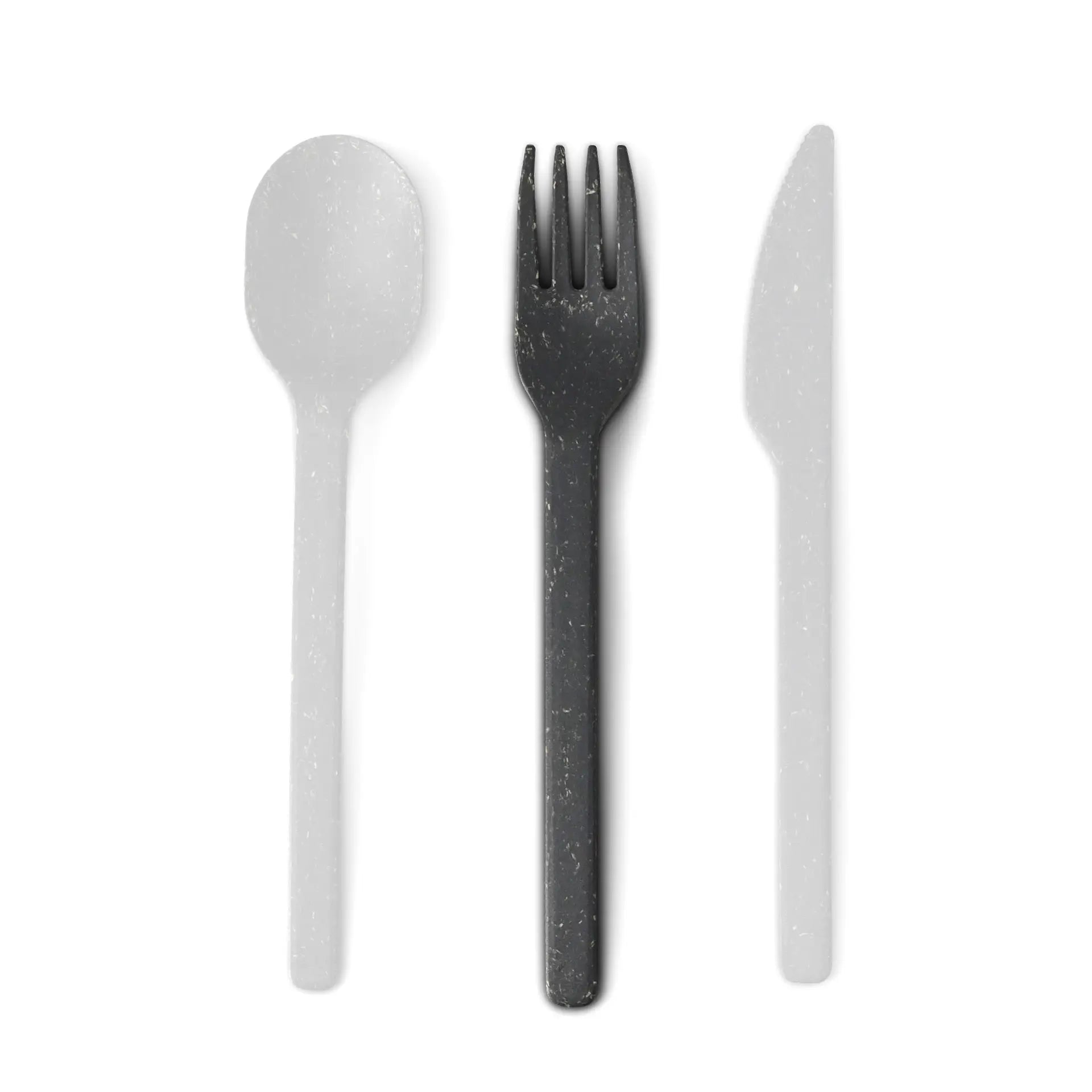 Reusable Forks “merways Cutlery” 18 cm, pepper / grey