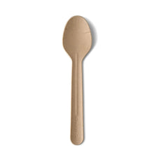 Teelöffel aus Papier 11,5 cm, braun