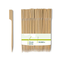 Flaggenspieße aus Bambus, 12 cm, unbehandelt