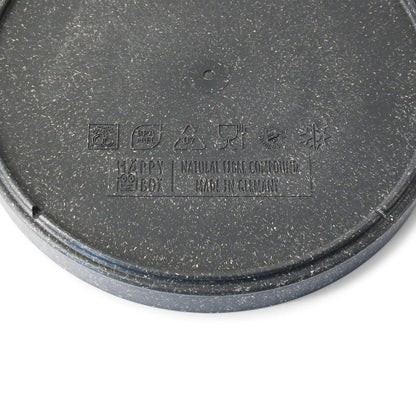 Mehrwegteller "merways Plate" Ø 20 cm, rund, Pfeffer / grau