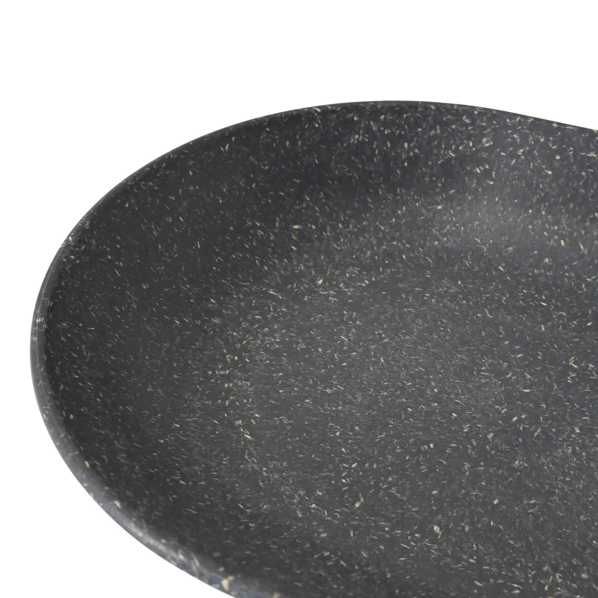 Mehrweg Snackschalen "merways Plate" 13,5 x 18,4 x 3 cm, oval, Pfeffer / grau