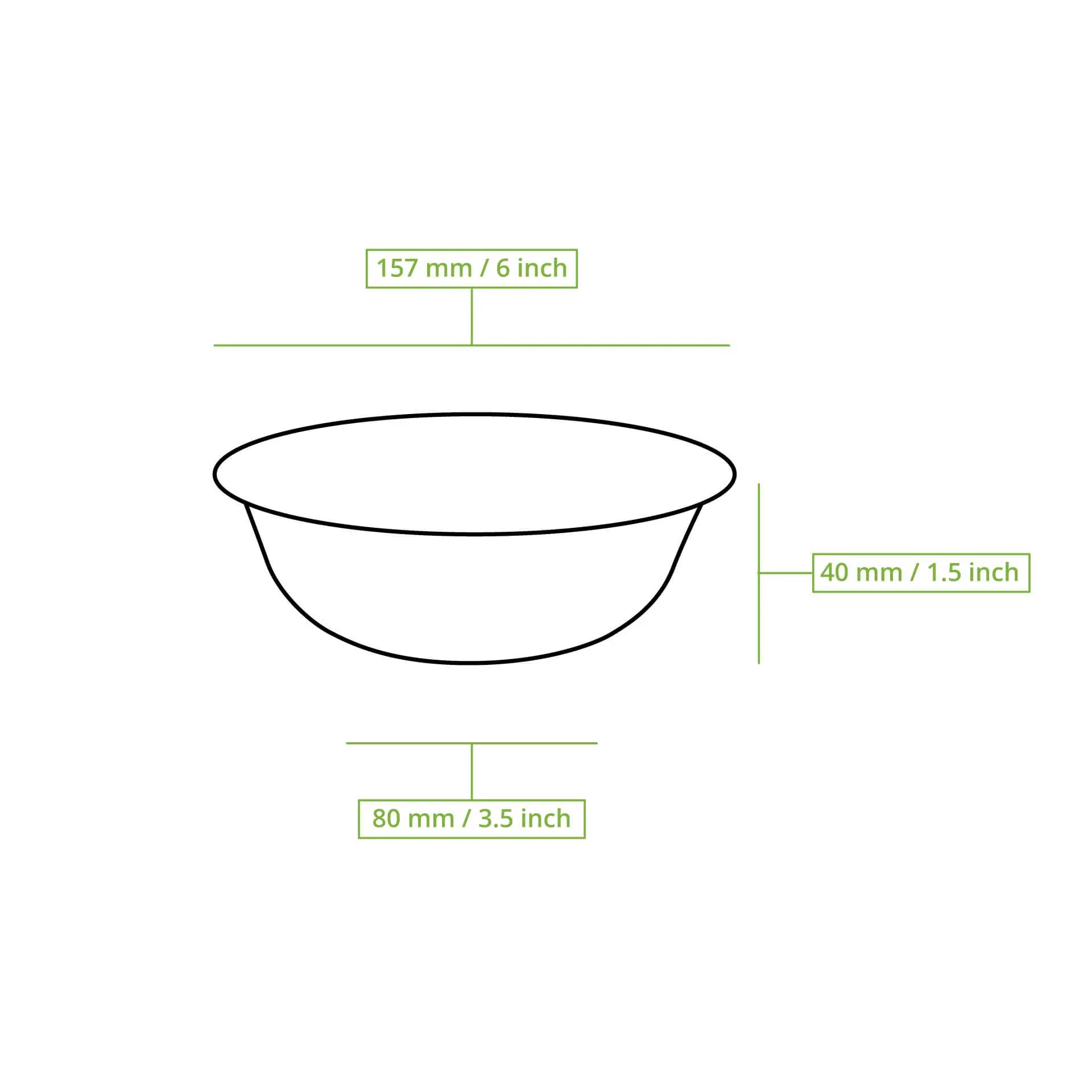 Schalen aus Zuckerrohr 250 ml, rund