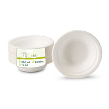 Schalen aus Zuckerrohr 250 ml, rund