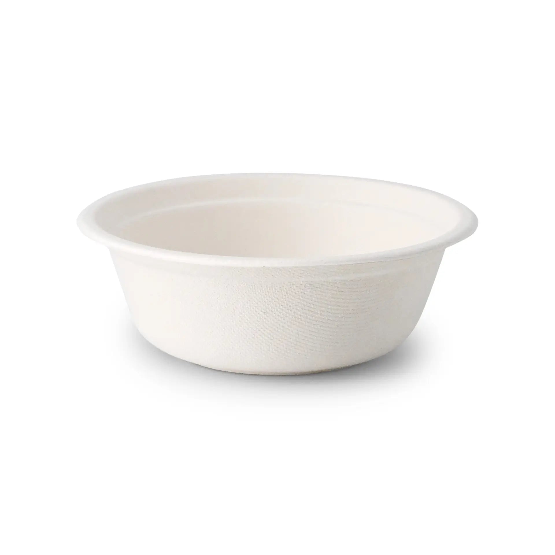 Schalen aus Zuckerrohr 500 ml, weiß, rund