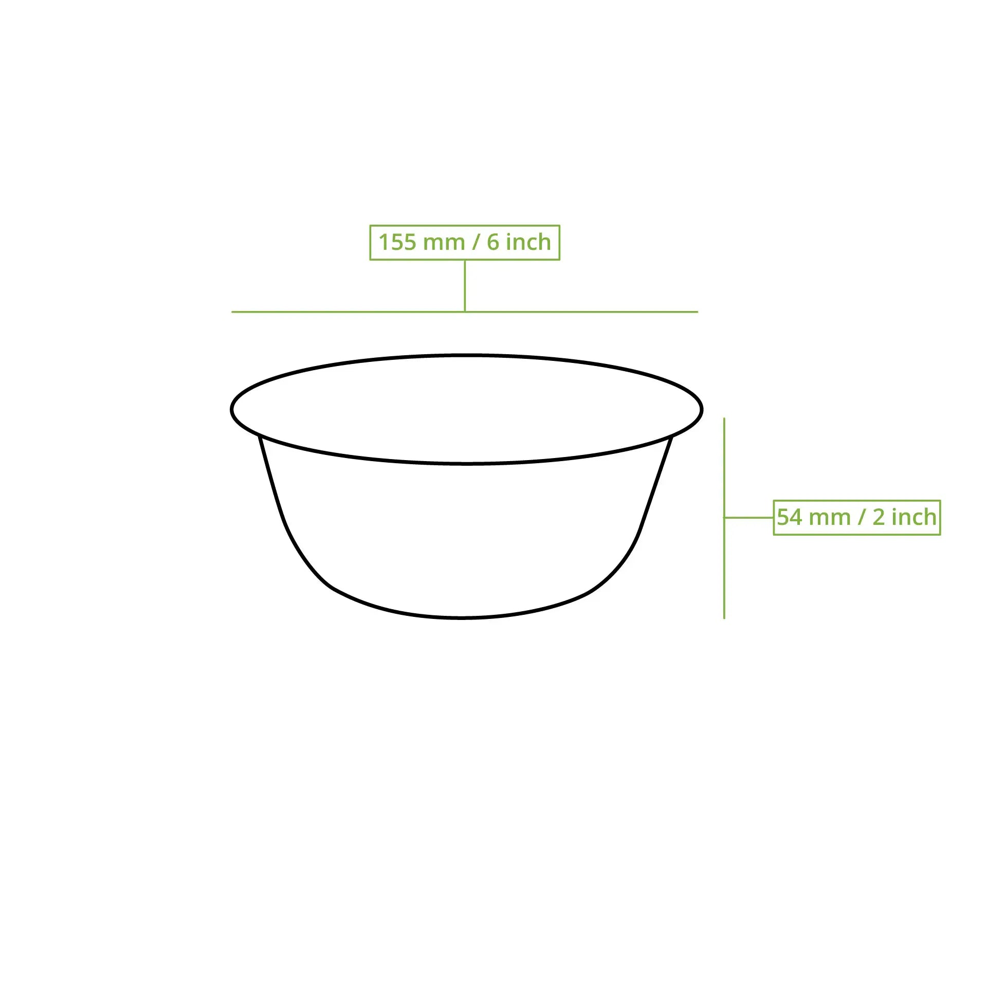 Schalen aus Zuckerrohr 500 ml, weiß, rund