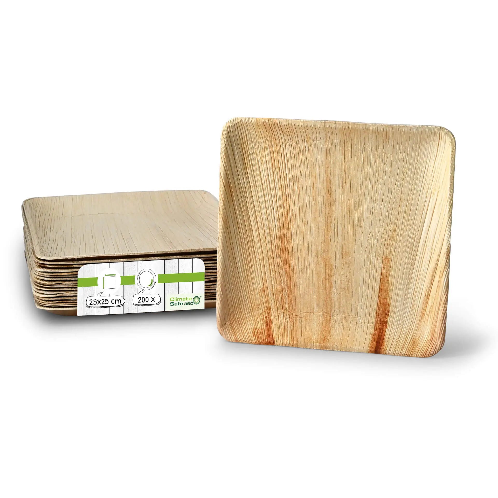 Palm leaf plates "Palmware®" 25 x 25 cm, square