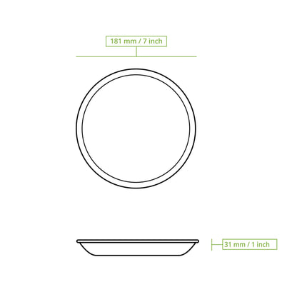 Palmblatt Teller "Palmware®" Ø 18 cm, tief, rund