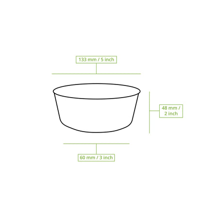 Palmblatt Schalen "Palmware®" 275 ml, rund