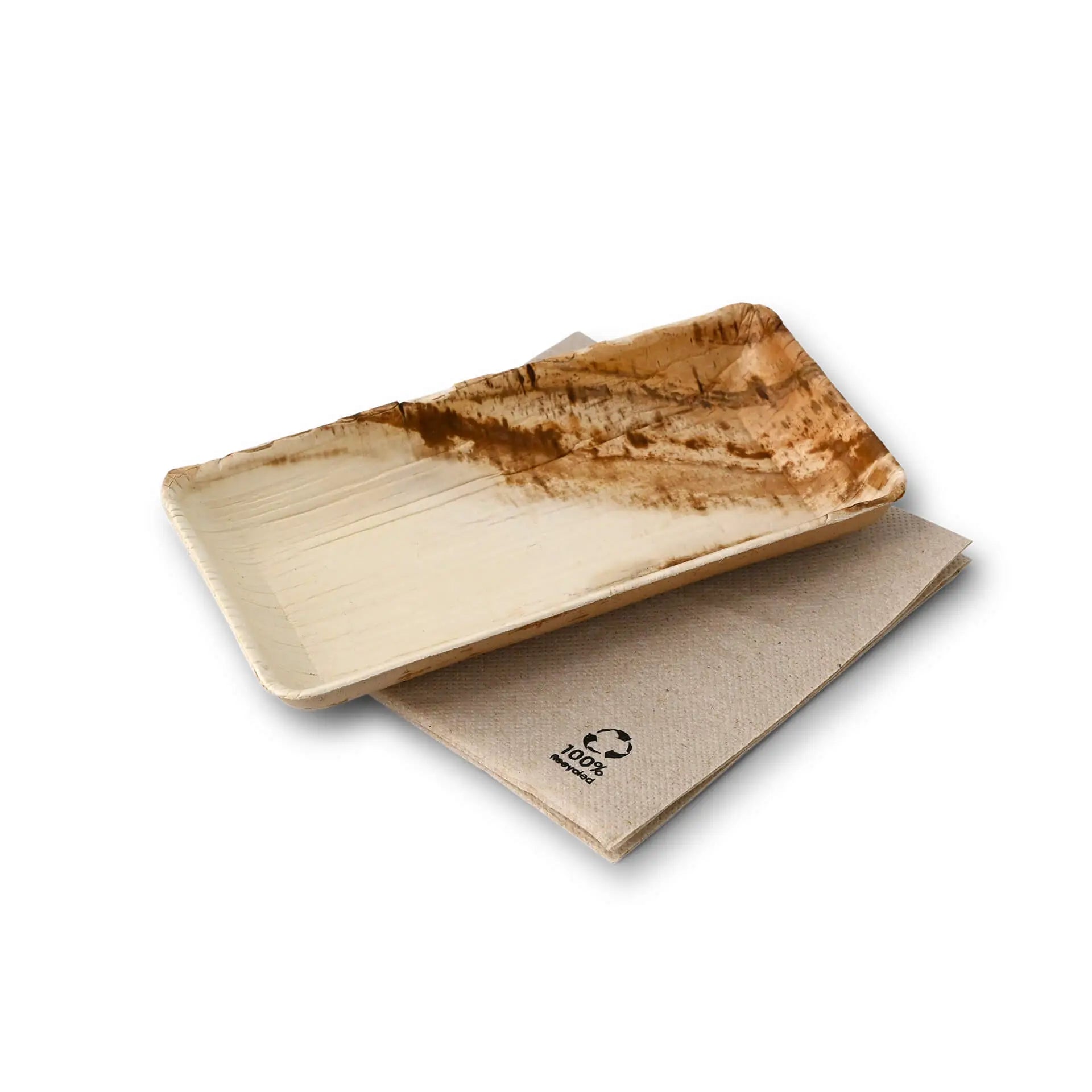 Palmblatt Schälchen "Palmware®" 125 ml, rechteckig