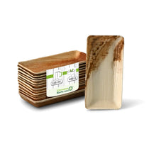 Palm leaf bowls  "Palmware®" 125 ml, rectangular