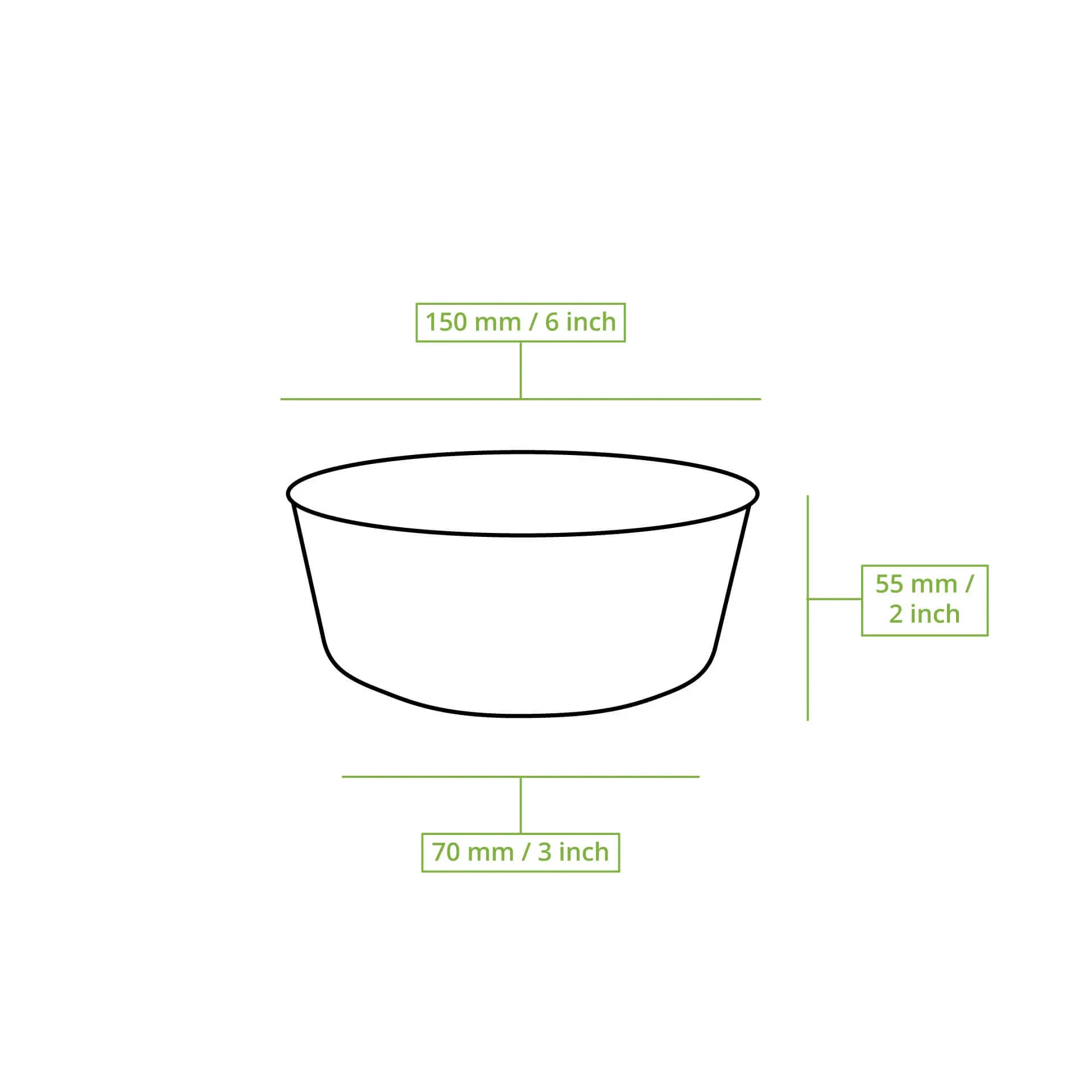 Palmblatt Schalen "Palmware®" 425 ml, rund