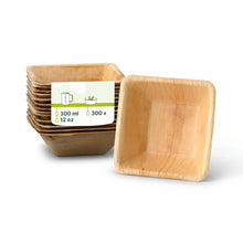 Palmblatt Schalen "Palmware®" 300 ml, quadratisch