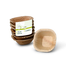 Palmblatt Schälchen "Palmware®" 15 ml, quadratisch